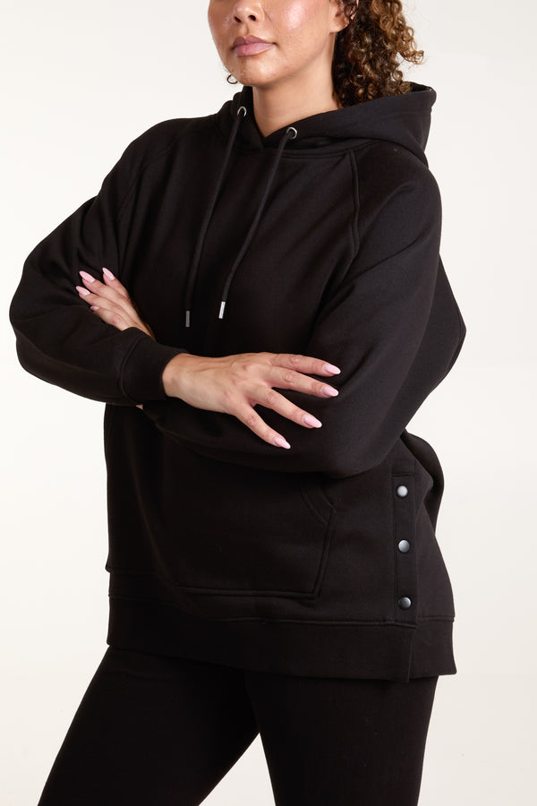 Qed London Side Popper Hoodie & Legging Set