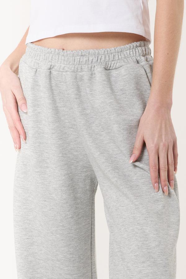 Qed London Soft Sweat Straight Leg Trouser