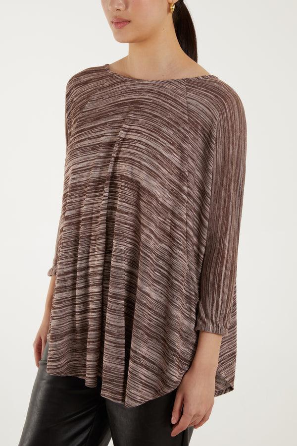 Qed London Space Dye Round Hem Tunic