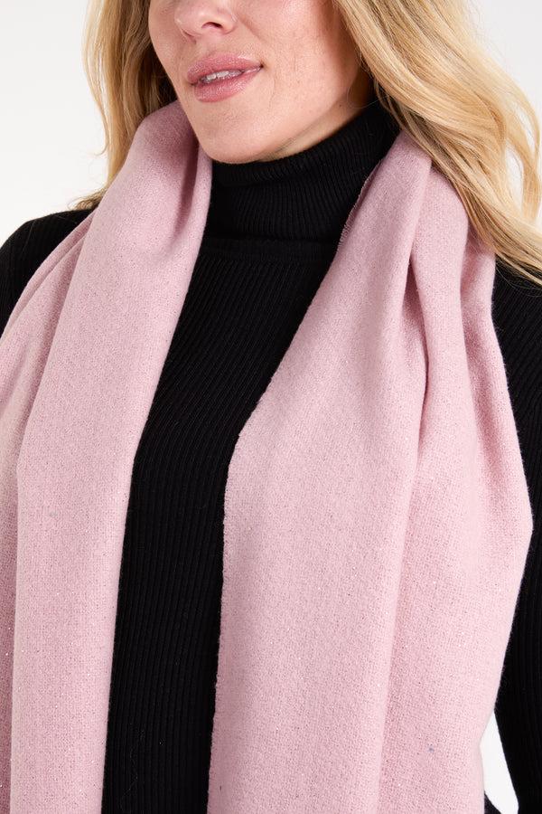 Qed London Sparkly Tassel Scarf