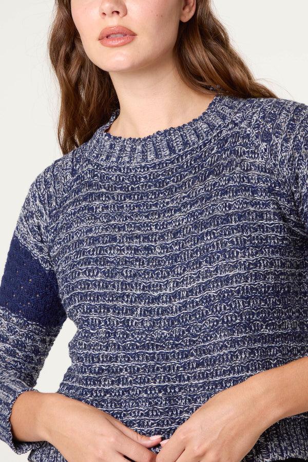 Qed London Speckled Knit Jumper