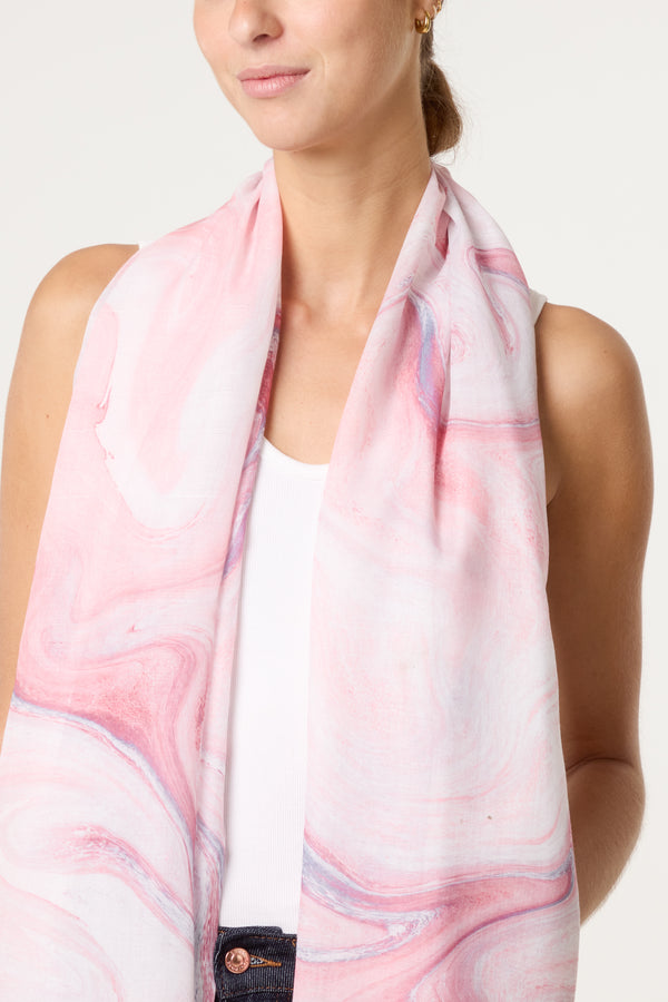 Qed London Super Soft Swirl Scarf