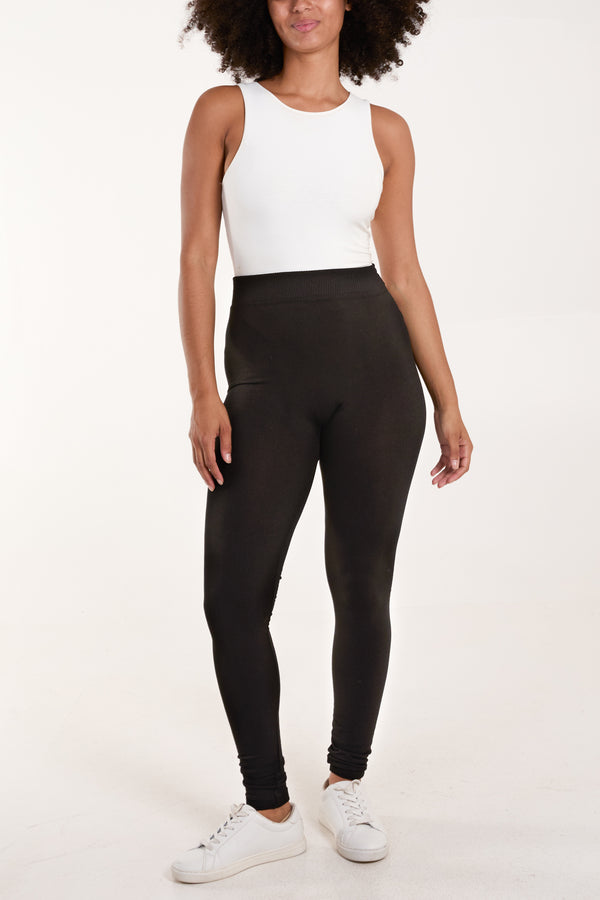 Qed London Tall Basic Fleeced Lined Legging