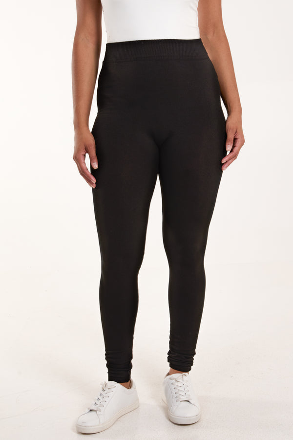 qed london Tall Basic Fleeced Lined Legging