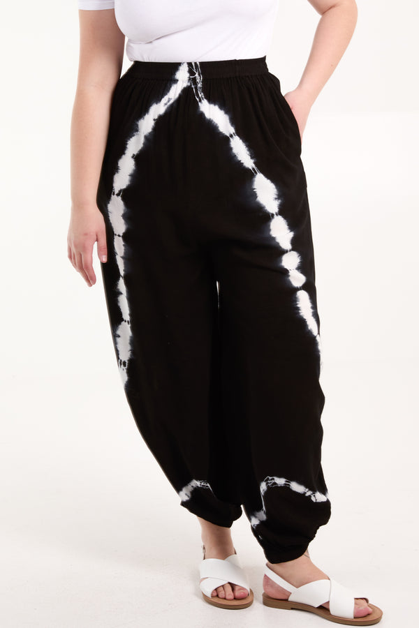 Qed London Tie Dye Ruched Harem Trouser