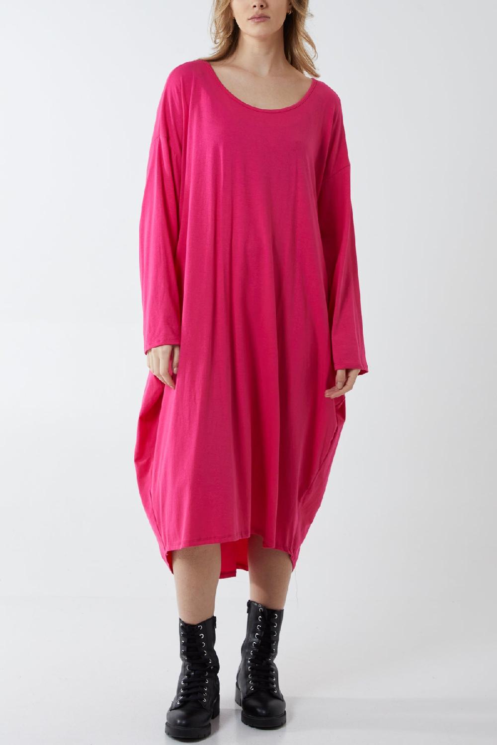 Qed London Twist Knot Jersey Midi Dress