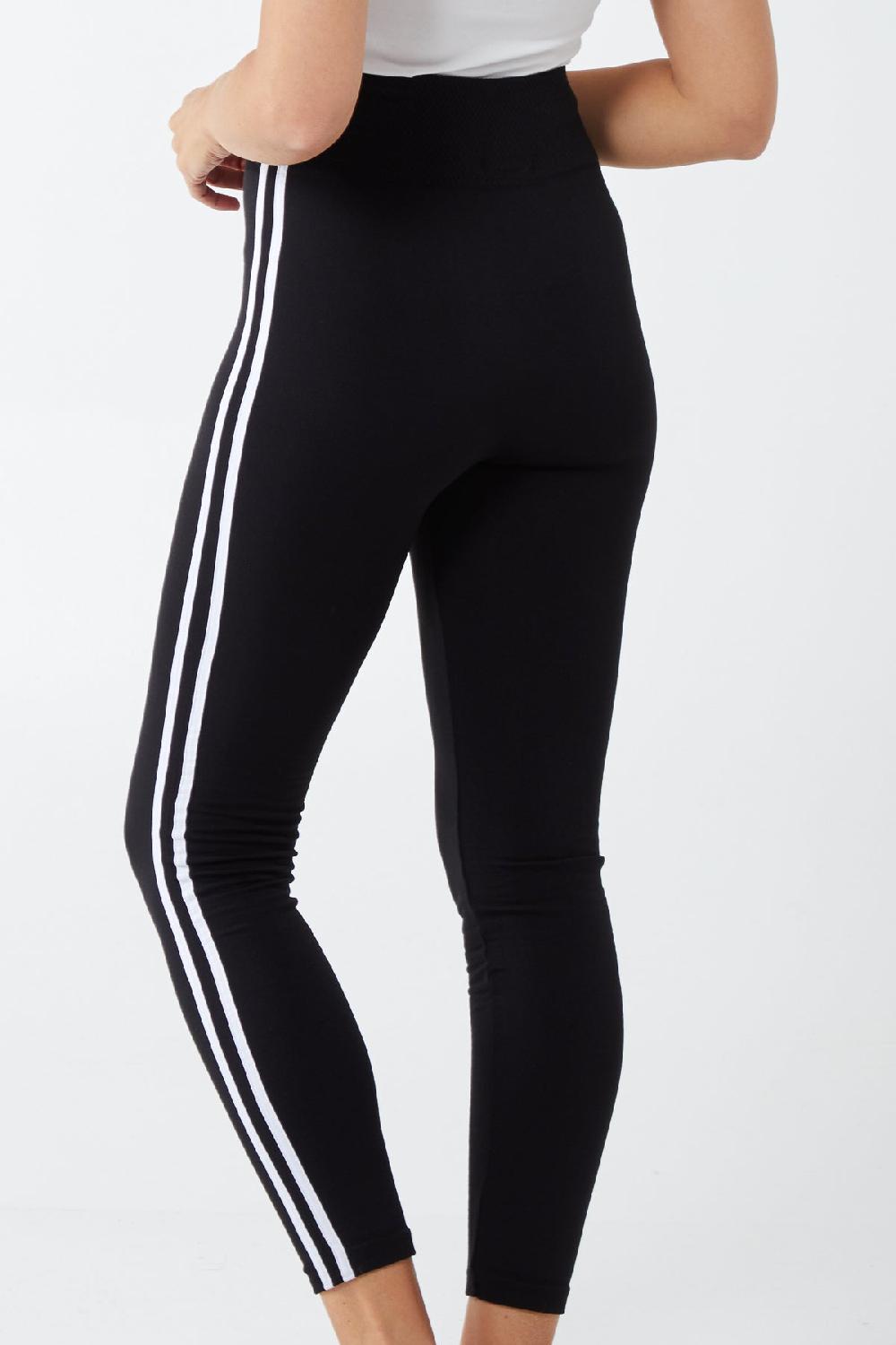 Qed London Two Side Stripe Fleece Lined Legging