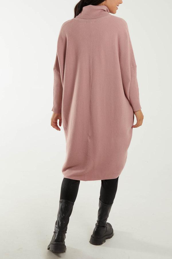 Qed London V-Hem Asymmetric Longline Jumper