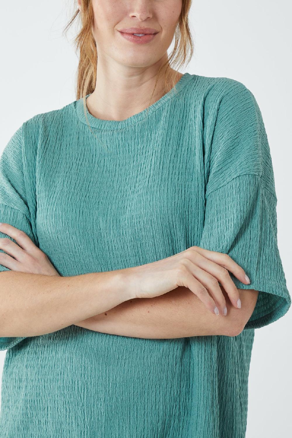 Qed London Waffle Trouser And T-Shirt Co-Ord