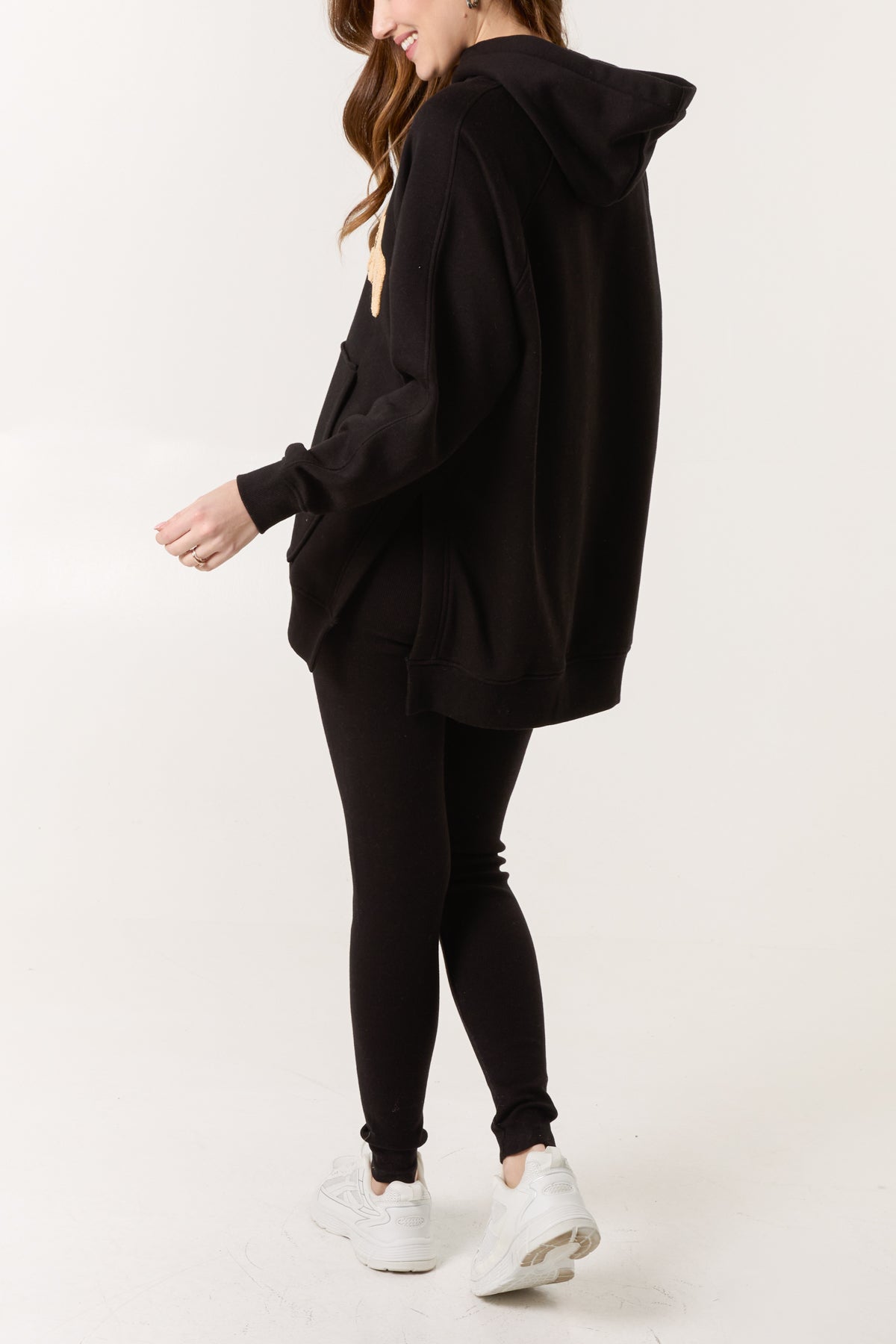 Qed London 'Weekend' Applique Hoodie & Legging Set