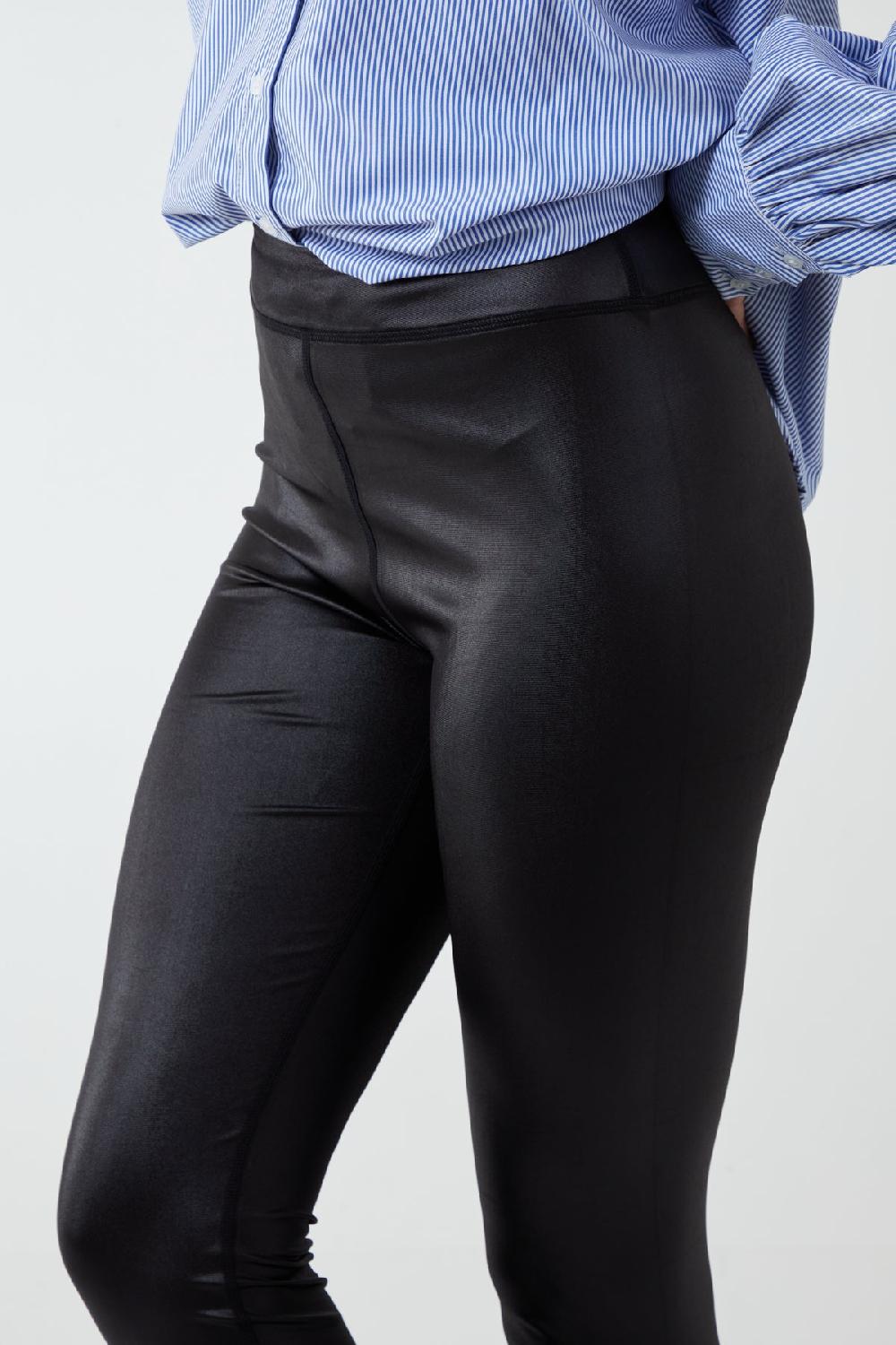Qed London Wet Look Leggings