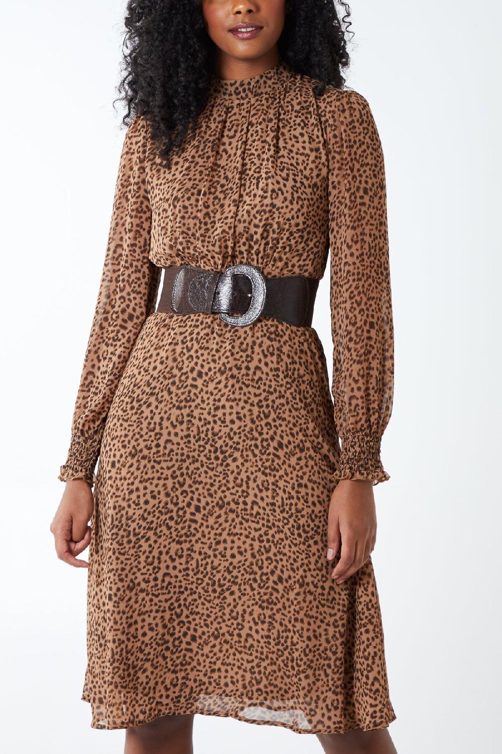 Qed London Wide Buckle Elasticated Belt