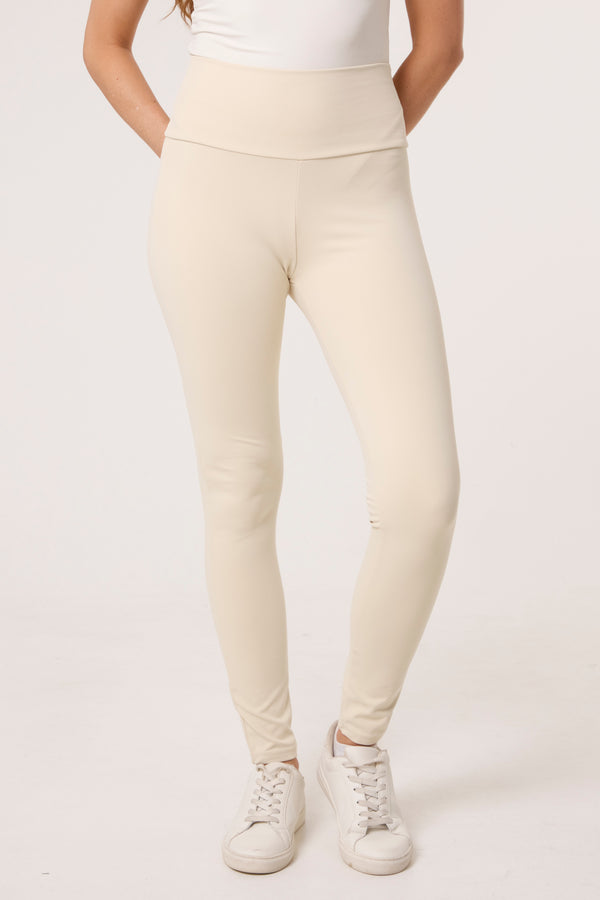 Qed London Wide Waistband Basic Legging