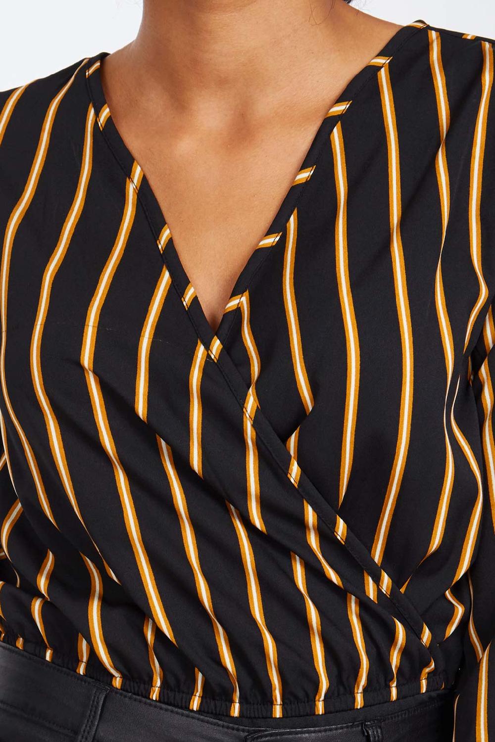 Qed London Wrap Front Bodysuit