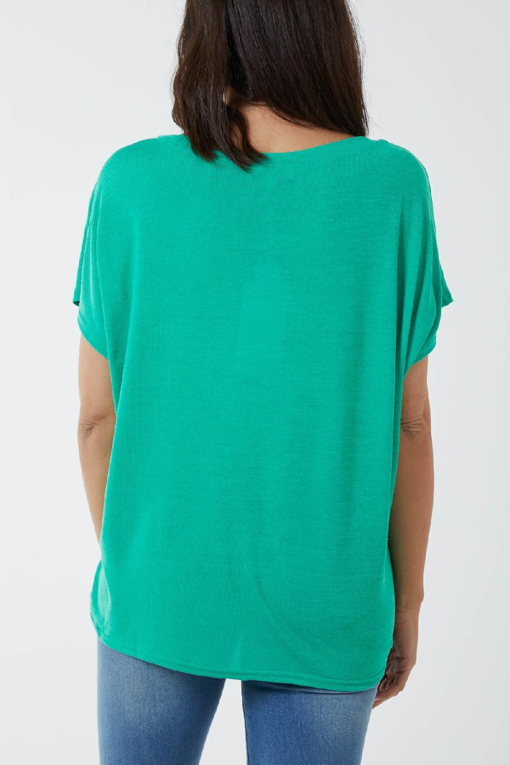 Qed London Yin & Yang Diamante Top