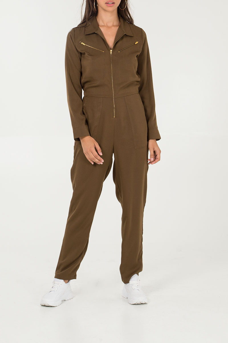 qed london Zip Pocket Boilersuit