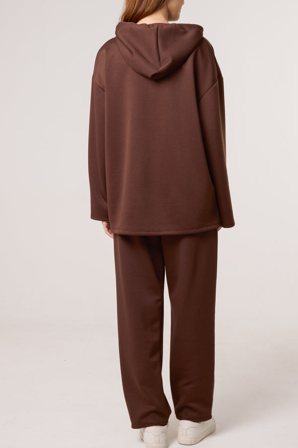 Qed London Zip Up Hoodie & Matching Trousers Set