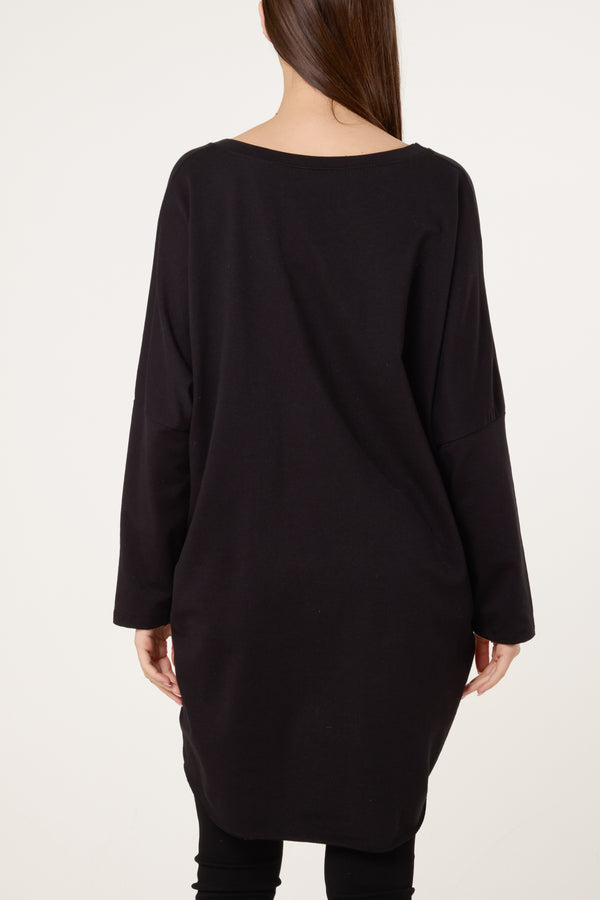 Qed London Sparkling Festive Decorations Sweat Dress