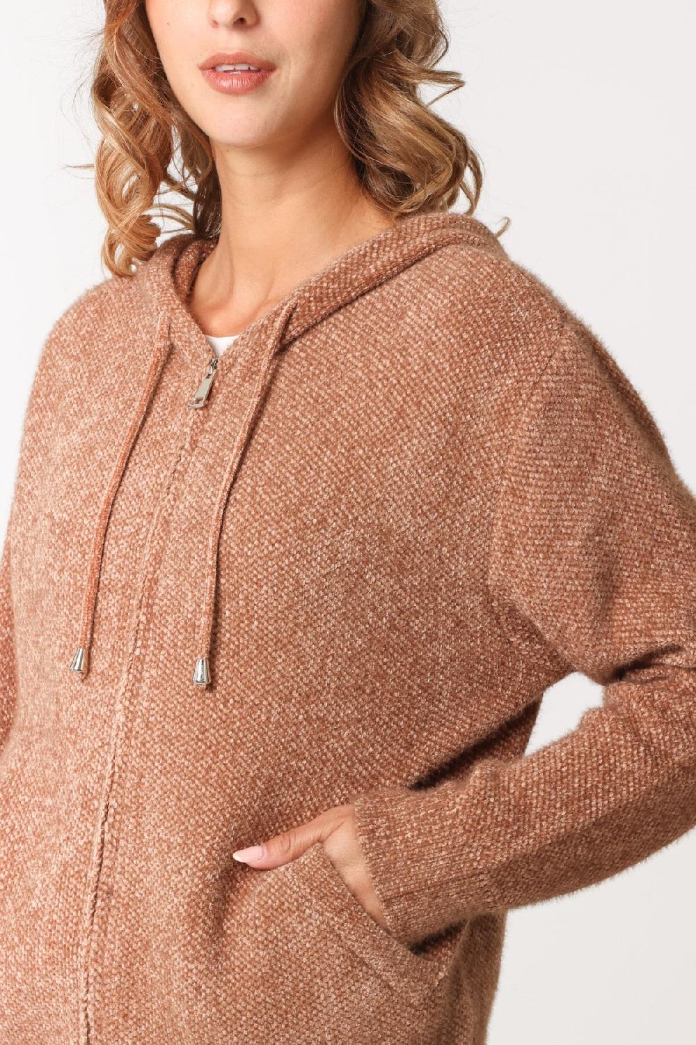 Qed London Zip Up Cosy Hoodie (New Colours Available)