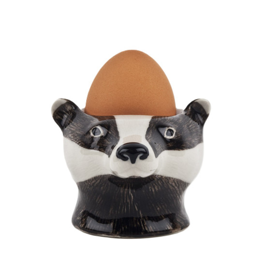 Quail Ceramics Badger Face Egg Cup