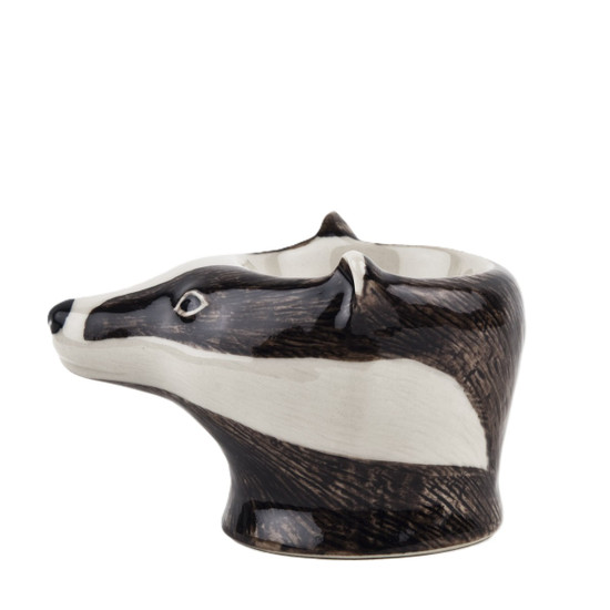 Quail Ceramics Badger Face Egg Cup