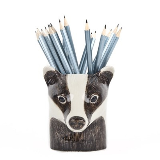 Quail Ceramics Badger Pencil Pot