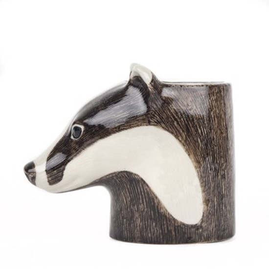 quail ceramics Badger Pencil Pot
