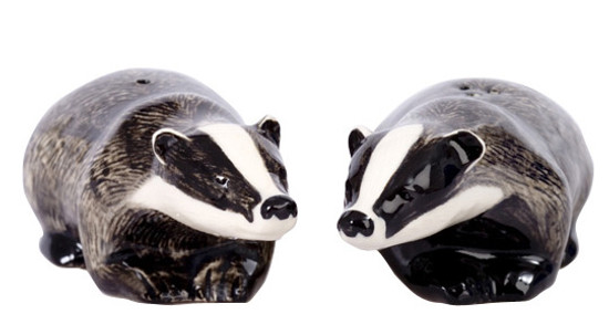 Quail Ceramics Badger Salt And Pepper