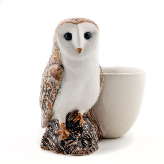 Quail Ceramics Barn Owl Egg Cup
