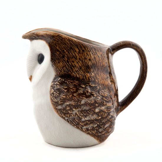 Quail Ceramics Barn Owl Jug 3.5"