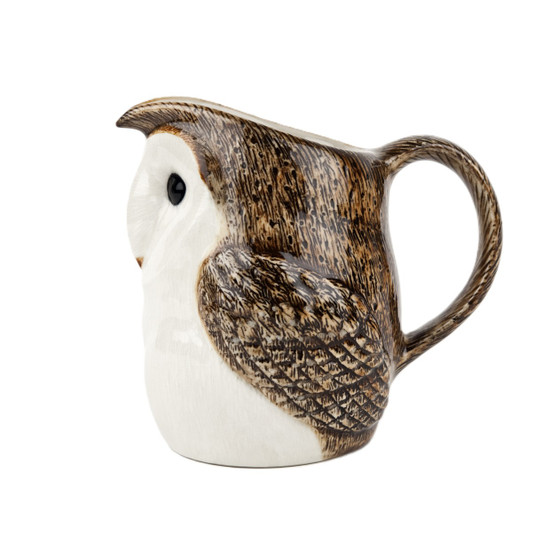 Quail Ceramics Barn Owl Jug 4.5''