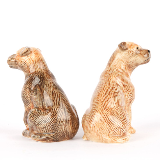 Quail Ceramics Border Terrier Salt And Pepper