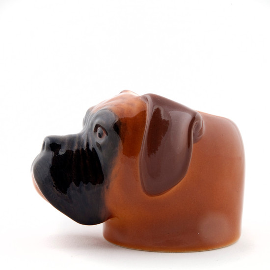 quail ceramics Boxer face Egg Cup