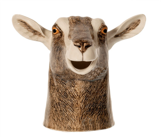 Quail Ceramics British Toggenburg Goat Jug Medium