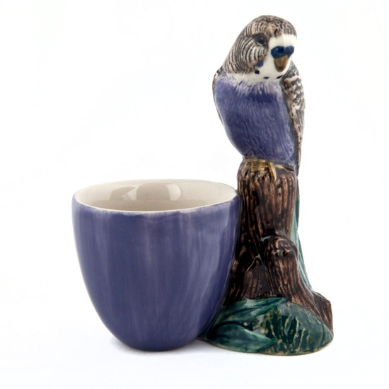 Quail Ceramics Budgerigar Egg Cup Violet