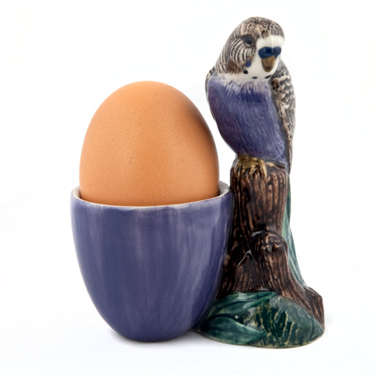 Quail Ceramics Budgerigar Egg Cup Violet