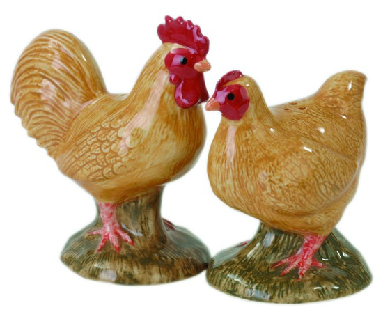 Quail Ceramics Buff Orpington Salt And Pepper
