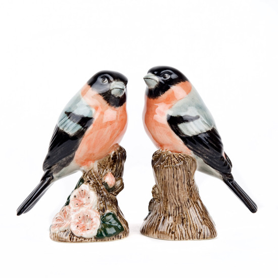 Quail Ceramics Bullfinch Figures (2)