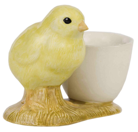 Quail Ceramics Chick With Egg Cup