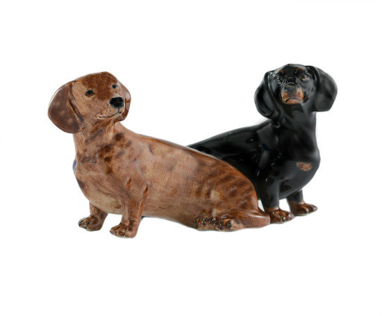 Quail Ceramics Dachshund Salt And Pepper