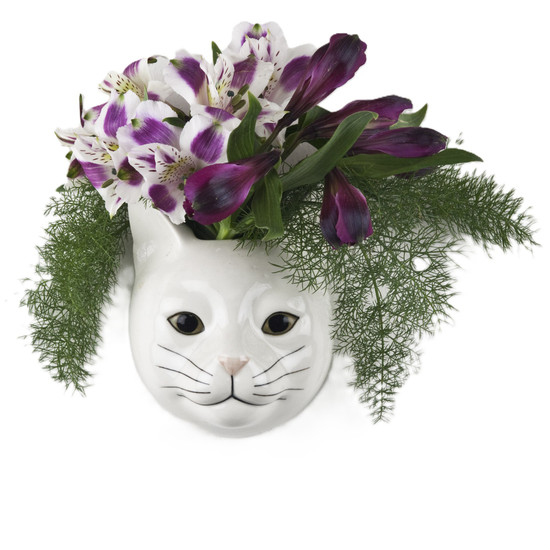 quail ceramics Daisy Wall Vase small