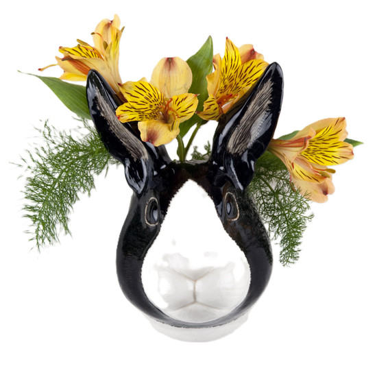 Quail Ceramics Dutch Rabbit Wall Vase Small