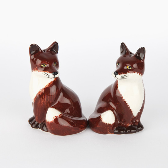 Quail Ceramics Fox Salt And Pepper