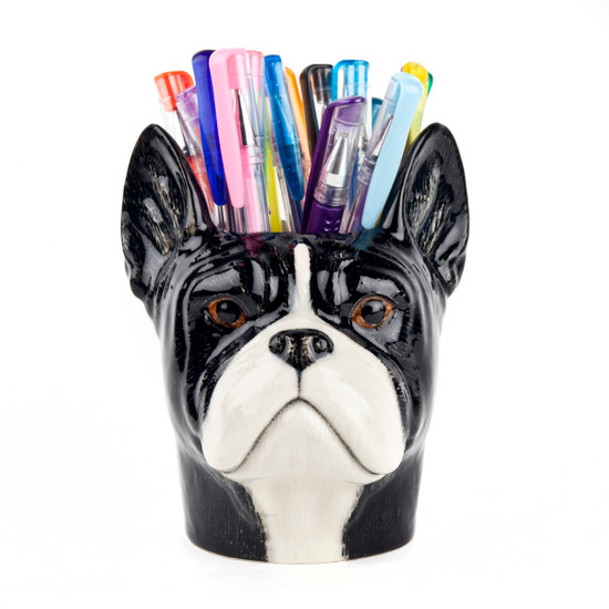 Quail Ceramics French Bulldog Pen Pot