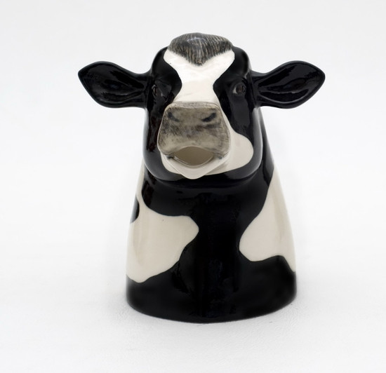 Quail Ceramics Friesian Cow Jug Large
