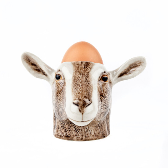quail ceramics Goat Face Egg Cup