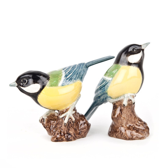 Quail Ceramics Great Tit Figures (2)