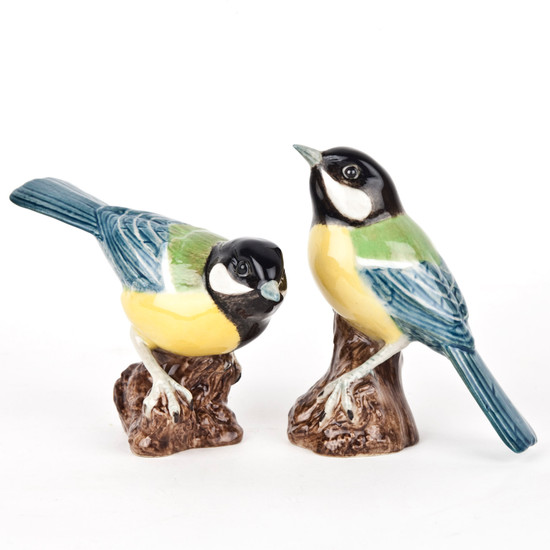 quail ceramics Great Tit Figures (2)