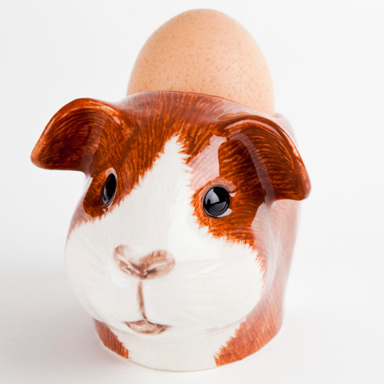 quail ceramics Guinea Pig Face Egg Cup Dutch