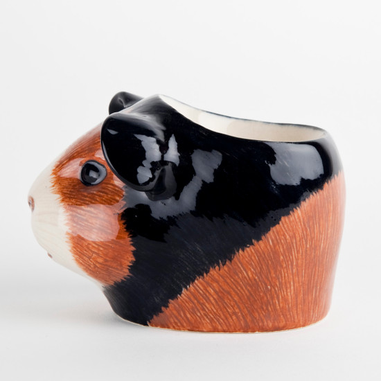 Quail Ceramics Guinea Pig Face Egg Cup Multi